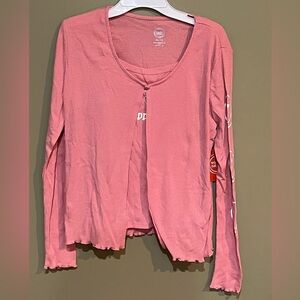 Pink 2PC Long Sleeve/tank set PICK 3/$15.00